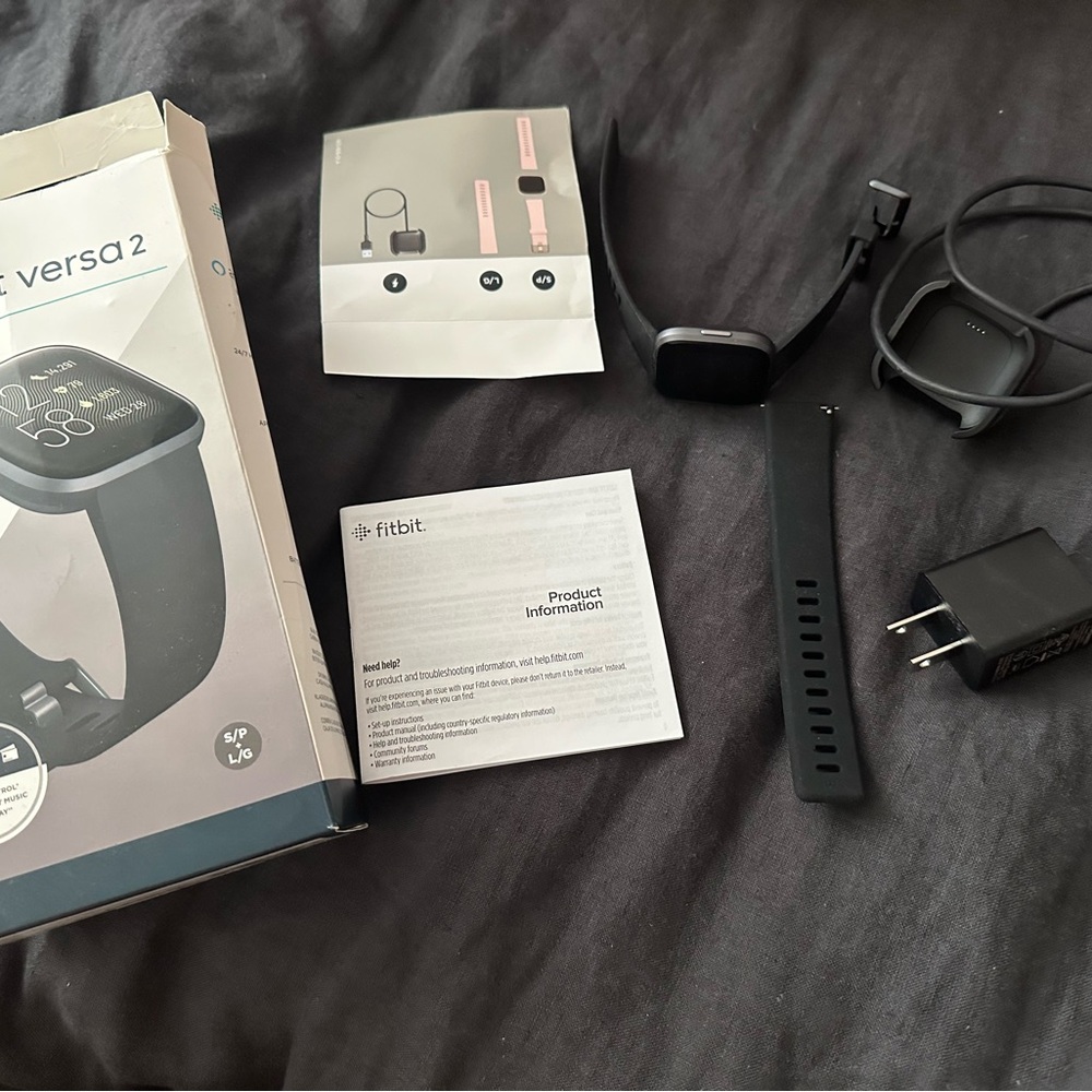 Fitbit Versa 2 Black Smartwatch